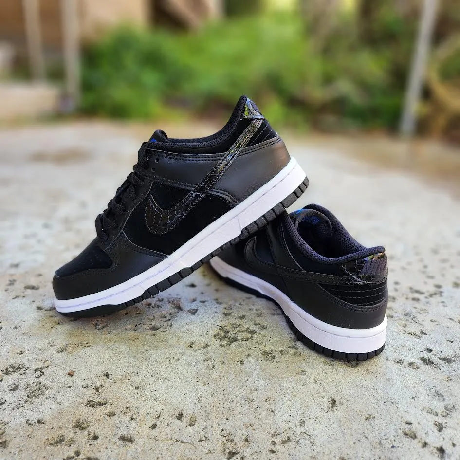 Nike Dunk Low GS 'BLACK CROC'