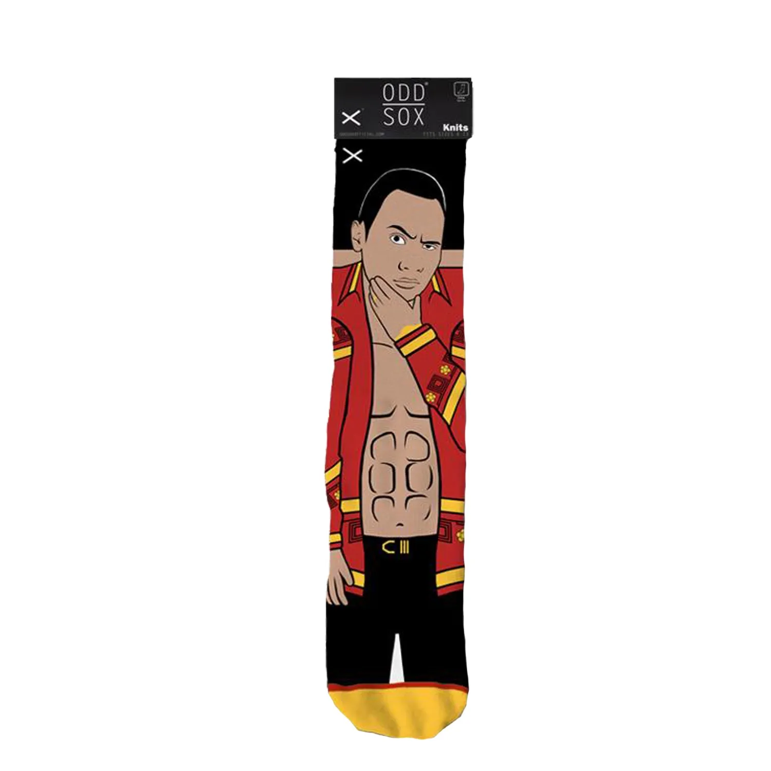 Odd Sox Men's Crew Socks - The Great One (WWE)