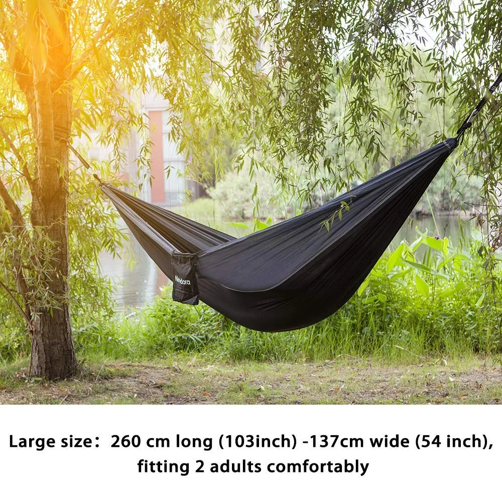 Parachute Double Camping Hammock with Tree Straps - Newdora