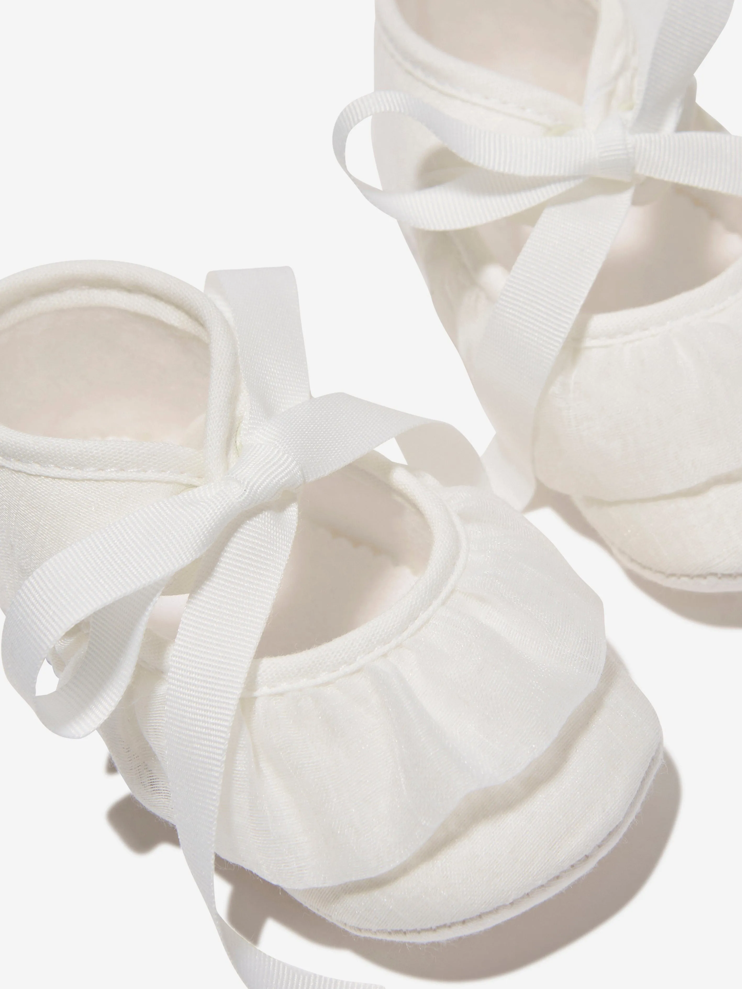 Paz Rodriguez Baby Girls Pre-Walker Shoes in Ivory