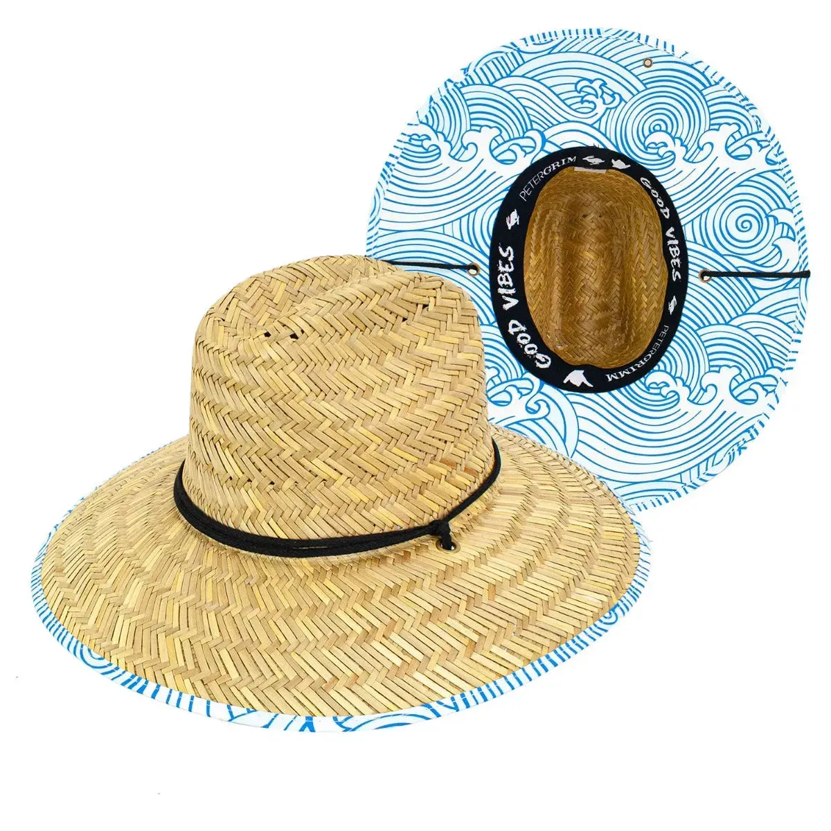 Peter Grimm Wave - Rush Straw Lifeguard Hat