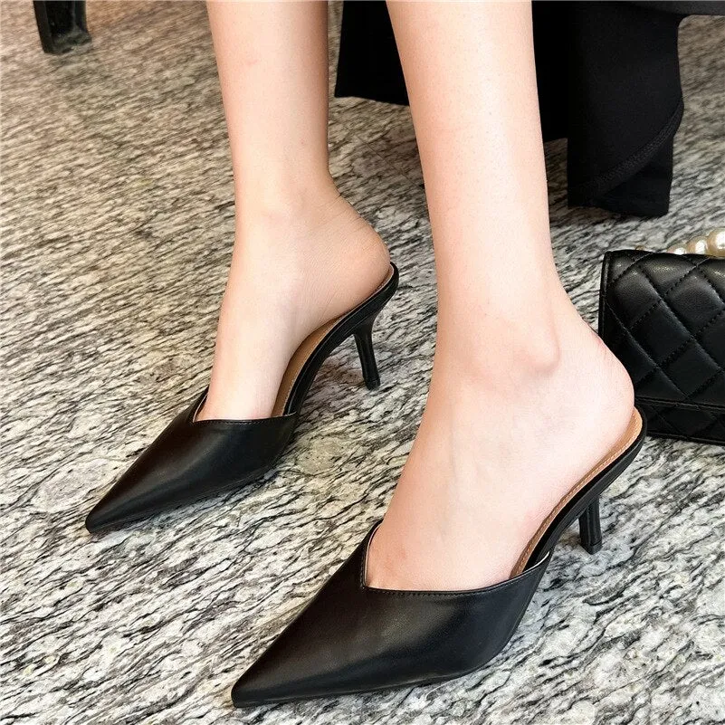 Pointed Toe Kitten heel Shoes