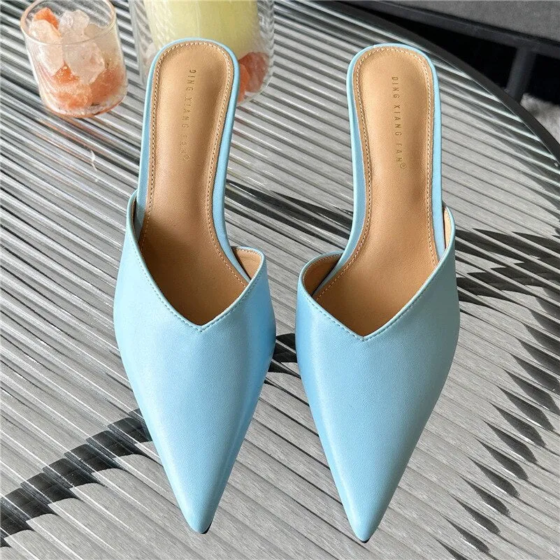 Pointed Toe Kitten heel Shoes