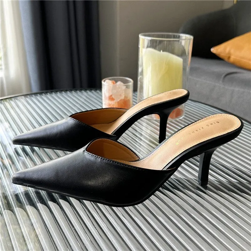 Pointed Toe Kitten heel Shoes