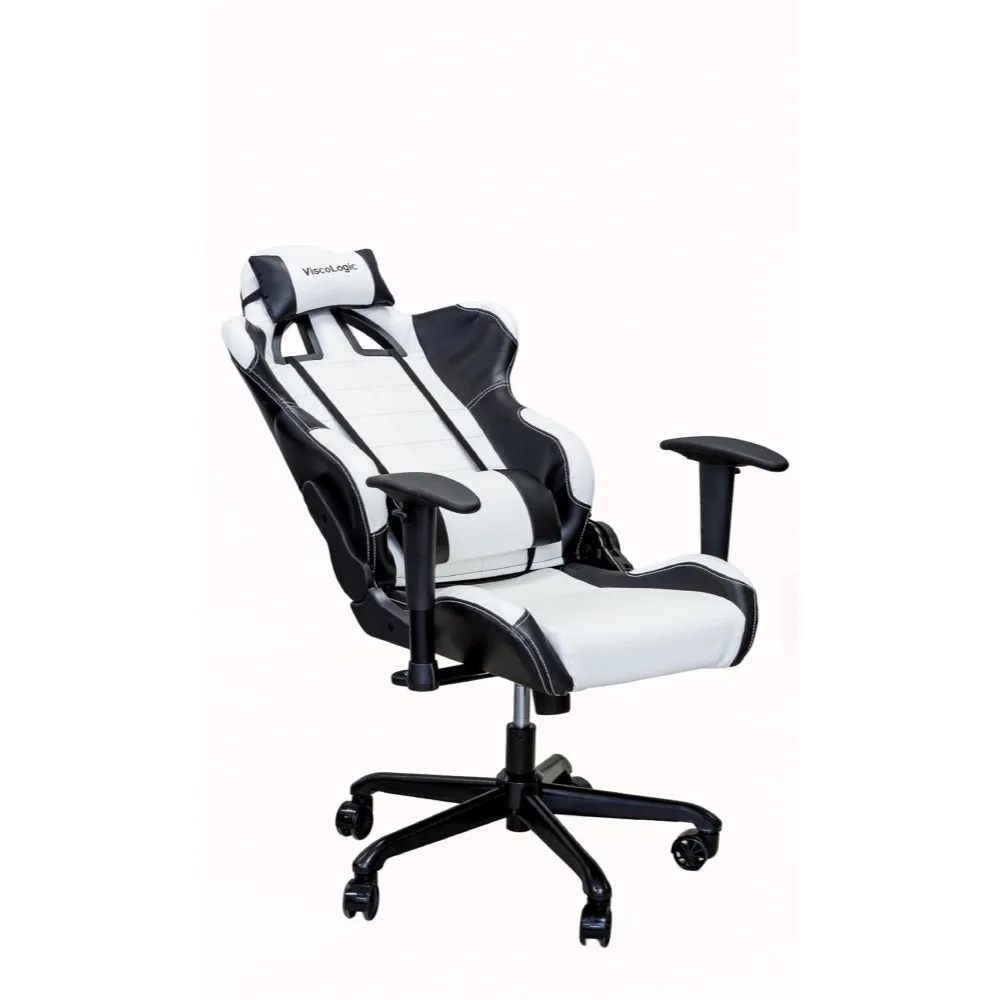 PRO-X SERIES/ 7206 GAMING CHAIR (WHITE & BLACK)