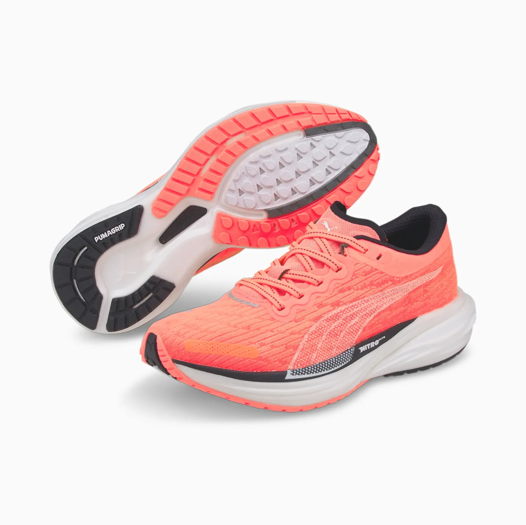 Puma Women's Deviate Nitro 2 - Sunset Glow/Puma Black (376855)