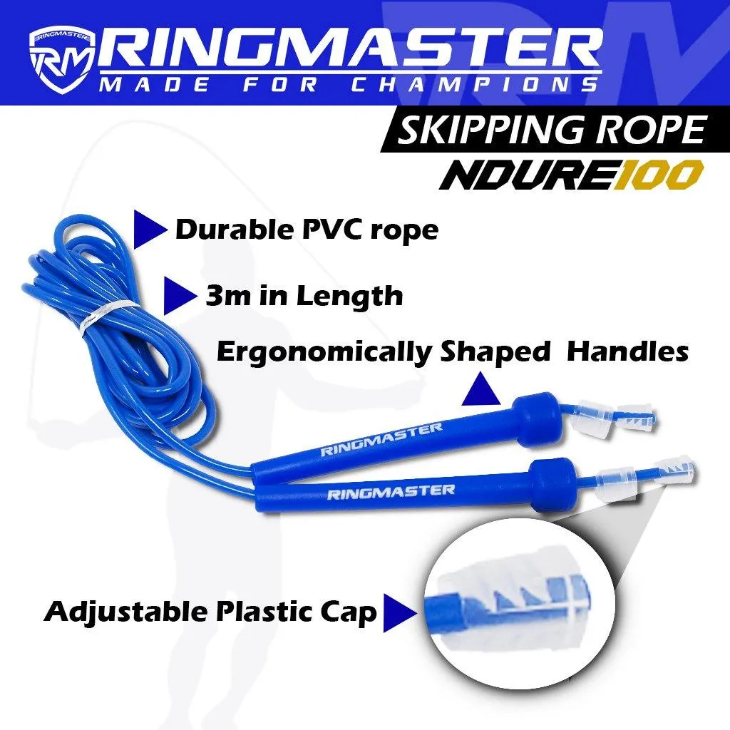 RINGMASTER SPORTS SKIPPING ROPE 2.5m BLUE