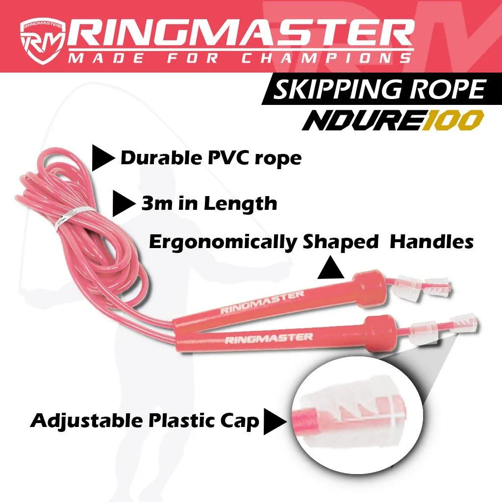 RINGMASTER SPORTS SKIPPING ROPE 2.5m PINK