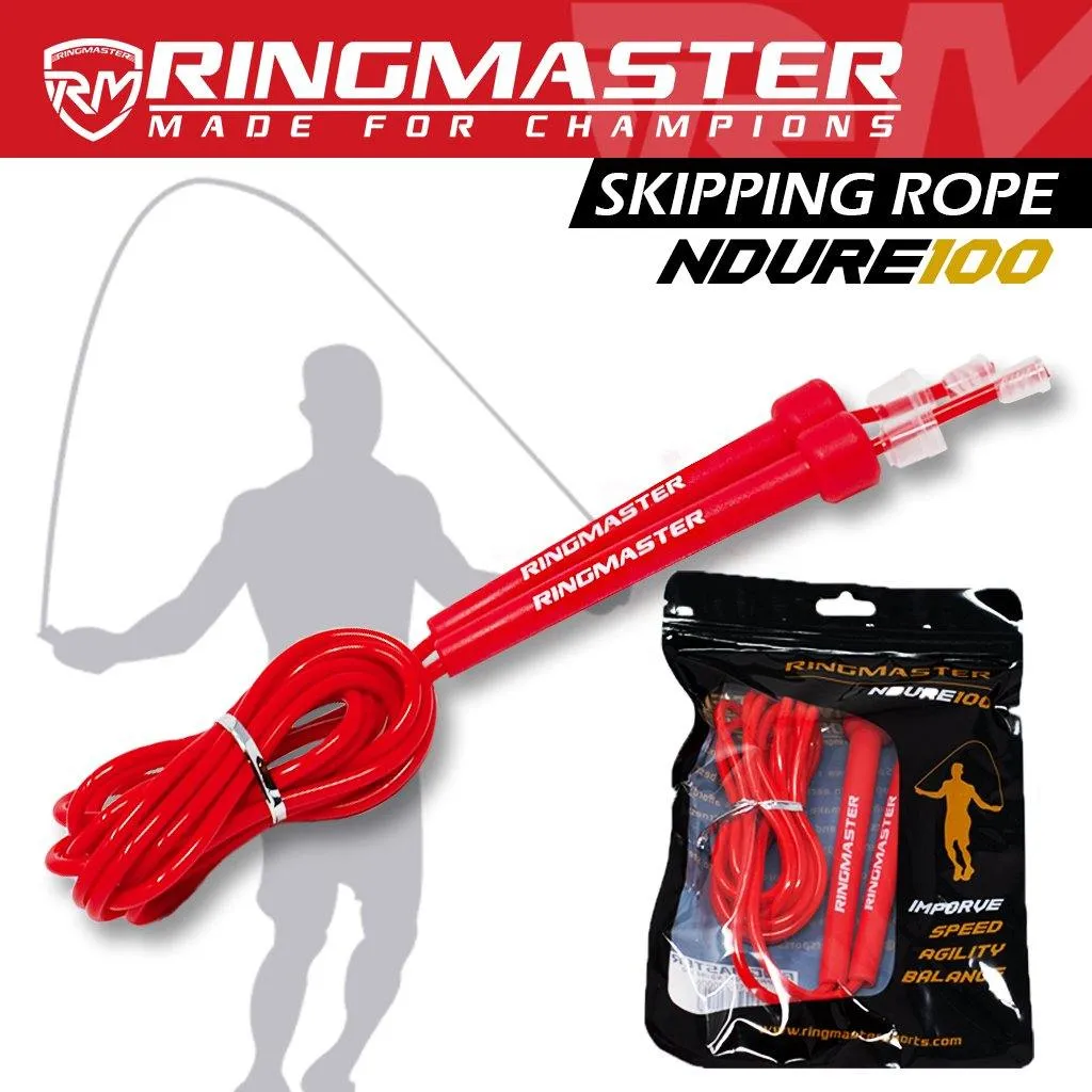 RINGMASTER SPORTS SKIPPING ROPE 2.5M RED