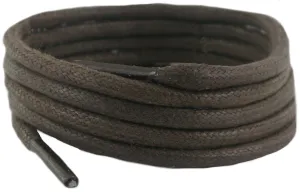 ShoeLaces  Brown waxed cotton 75 cm 3 mm round sold in 1 and 2 Pair Packs