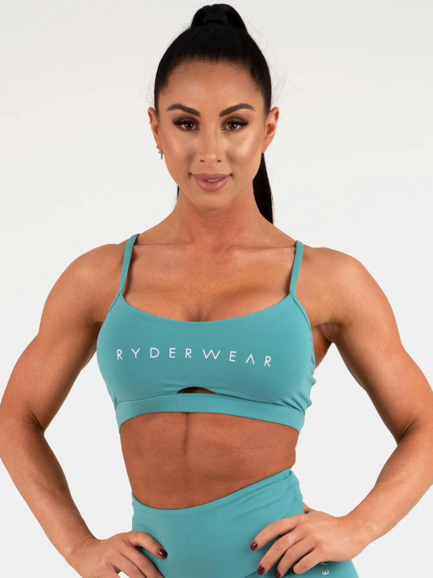 Staples Sports Bra - Teal