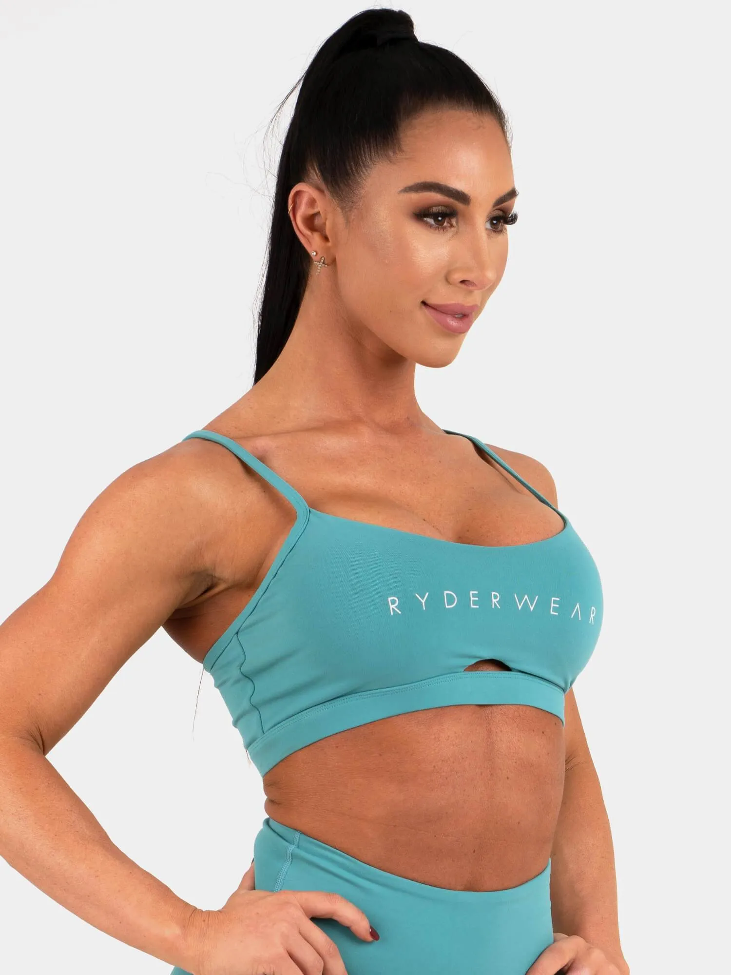 Staples Sports Bra - Teal