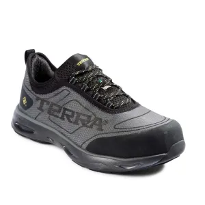 Terra Lites Unisex Composite Toe Athletic Safety Shoe TR0A4NRBBG - Black/Grey