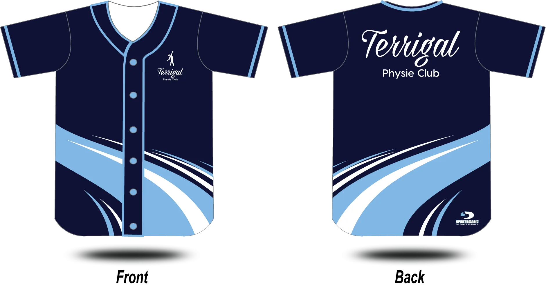 TERRIGAL PHYSIE CLUB - Baseball Jersey