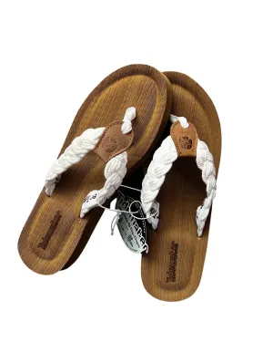 TIDEWATER FLIP FLOPS WHITE