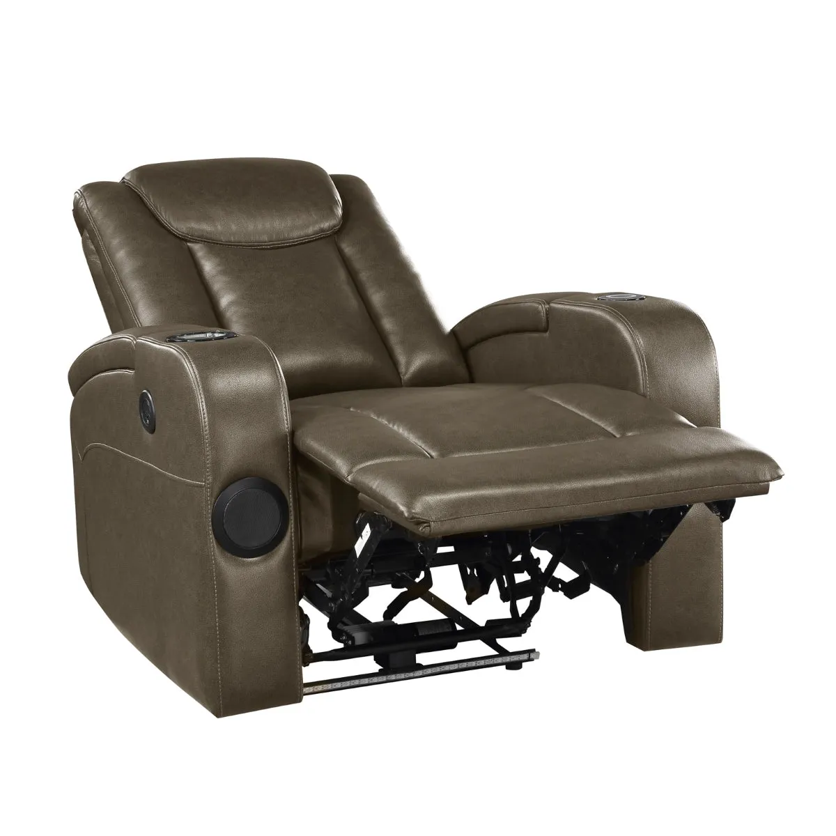 Turbo II Power Recliner with Wireless Charging, USB Port, Cooling Cupholder, and LED Lighting