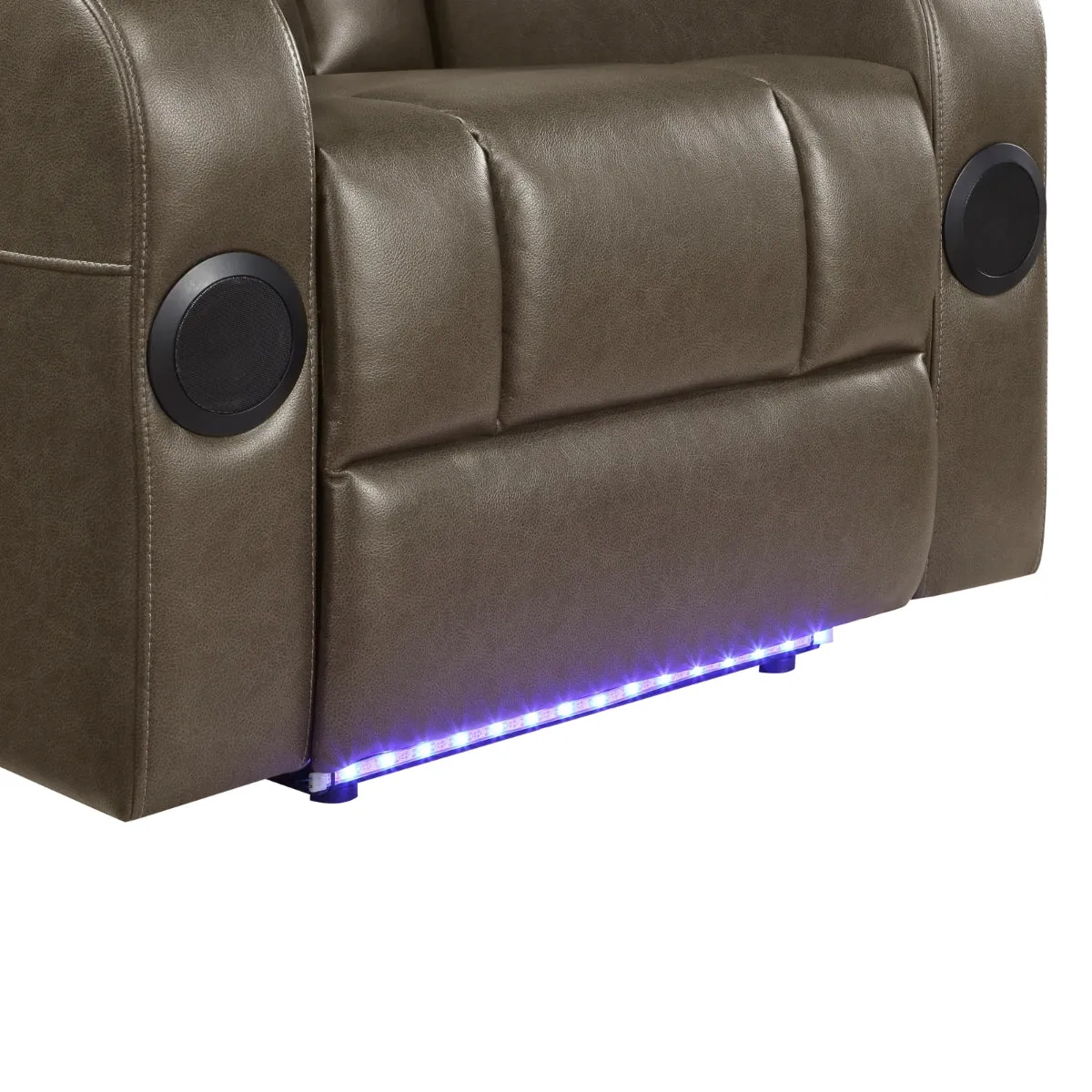 Turbo II Power Recliner with Wireless Charging, USB Port, Cooling Cupholder, and LED Lighting