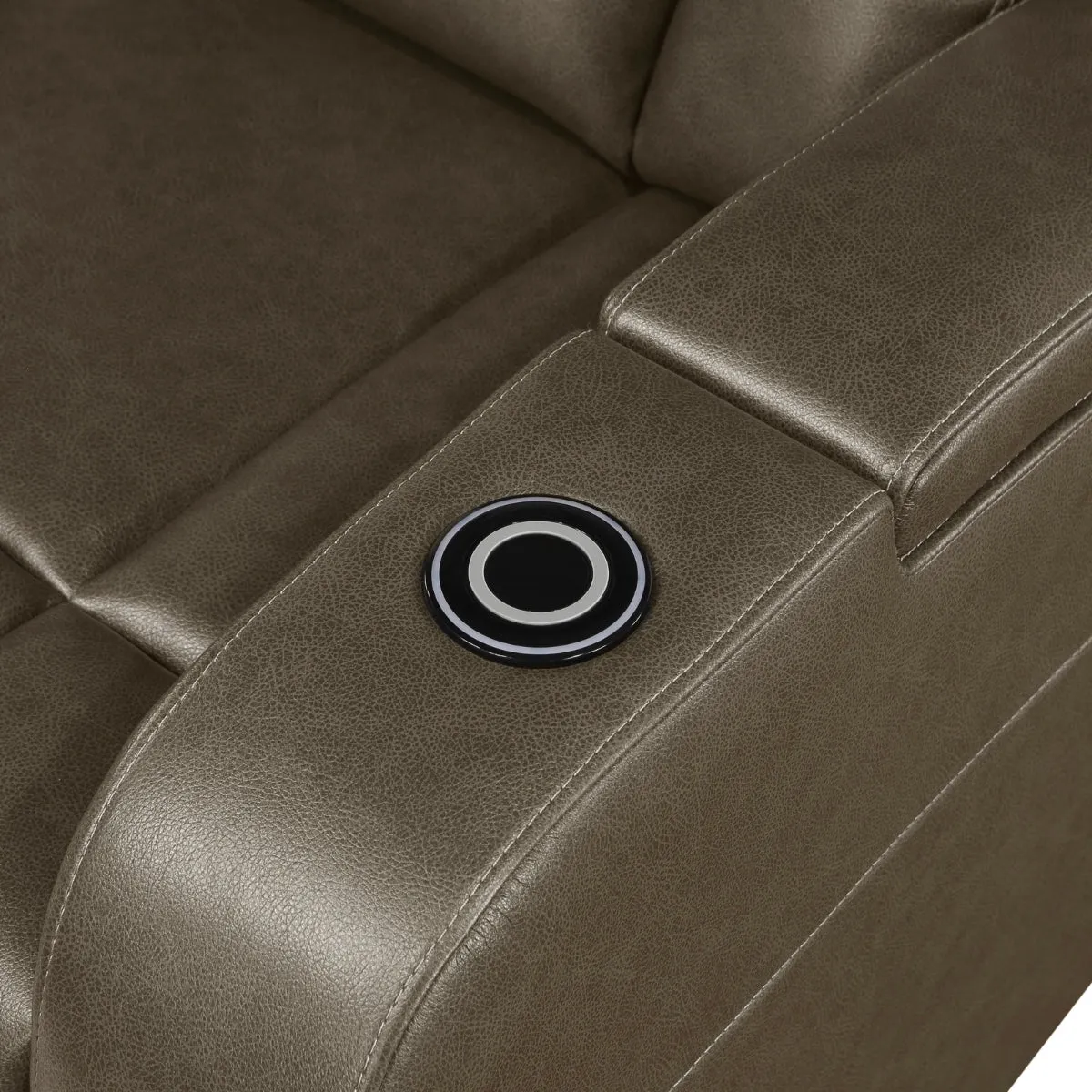 Turbo II Power Recliner with Wireless Charging, USB Port, Cooling Cupholder, and LED Lighting