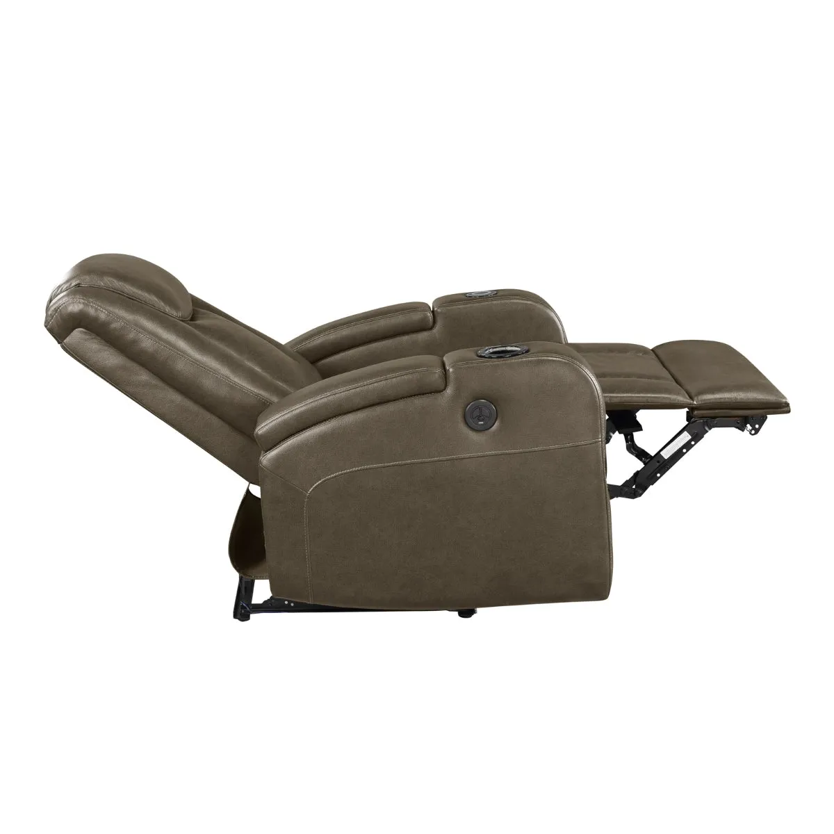 Turbo II Power Recliner with Wireless Charging, USB Port, Cooling Cupholder, and LED Lighting