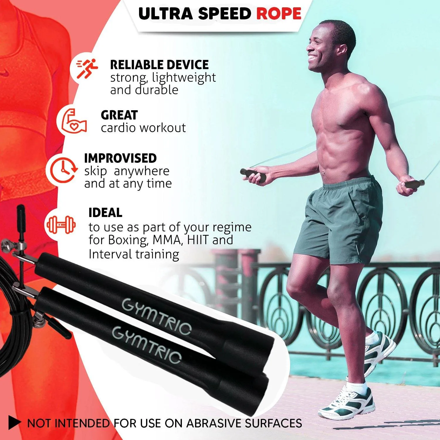 Ultra Speed Rope by RingMaster Sports