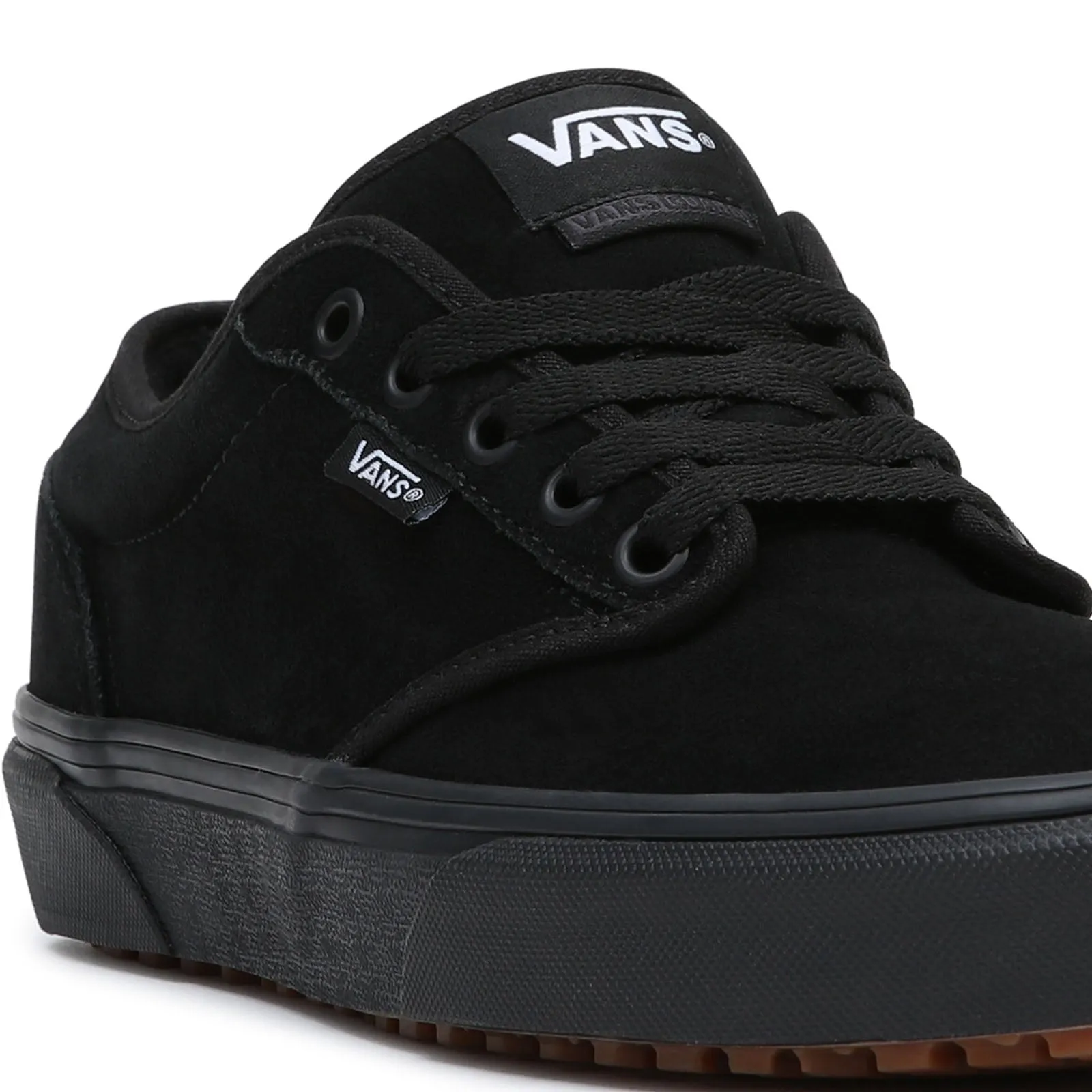 Vans Mens Atwood VansGuard Low Rise Lace Up Suede Trainers - Black