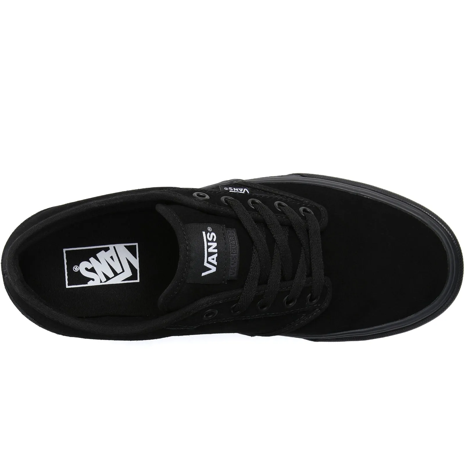 Vans Mens Atwood VansGuard Low Rise Lace Up Suede Trainers - Black