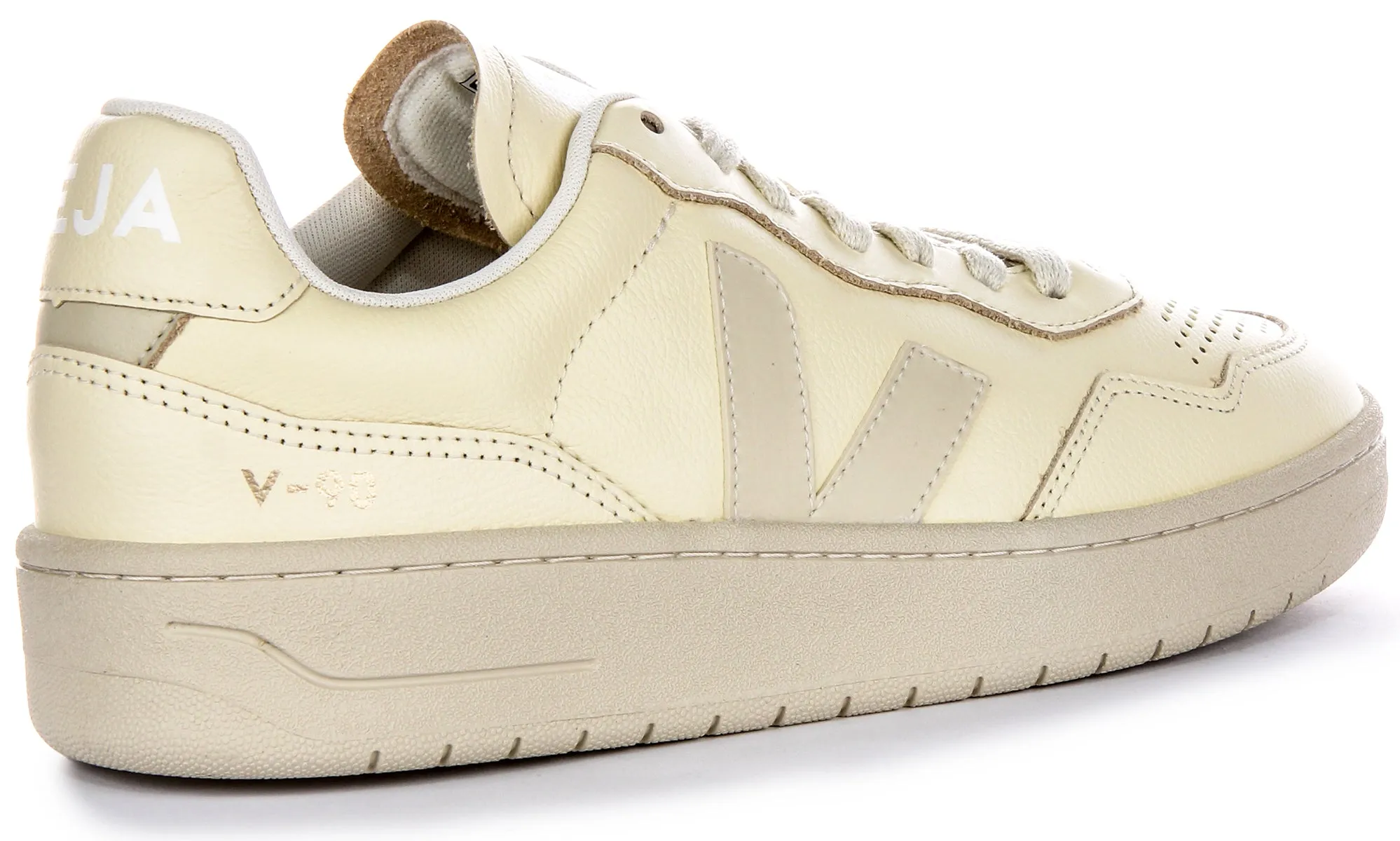 Veja V 90 Leather In Cream For Women