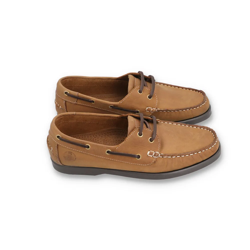 Vintage Tan Sterling Boat Shoes