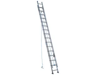 Werner 32ft Type I Aluminum D-Rung Extension Ladder D1332-2