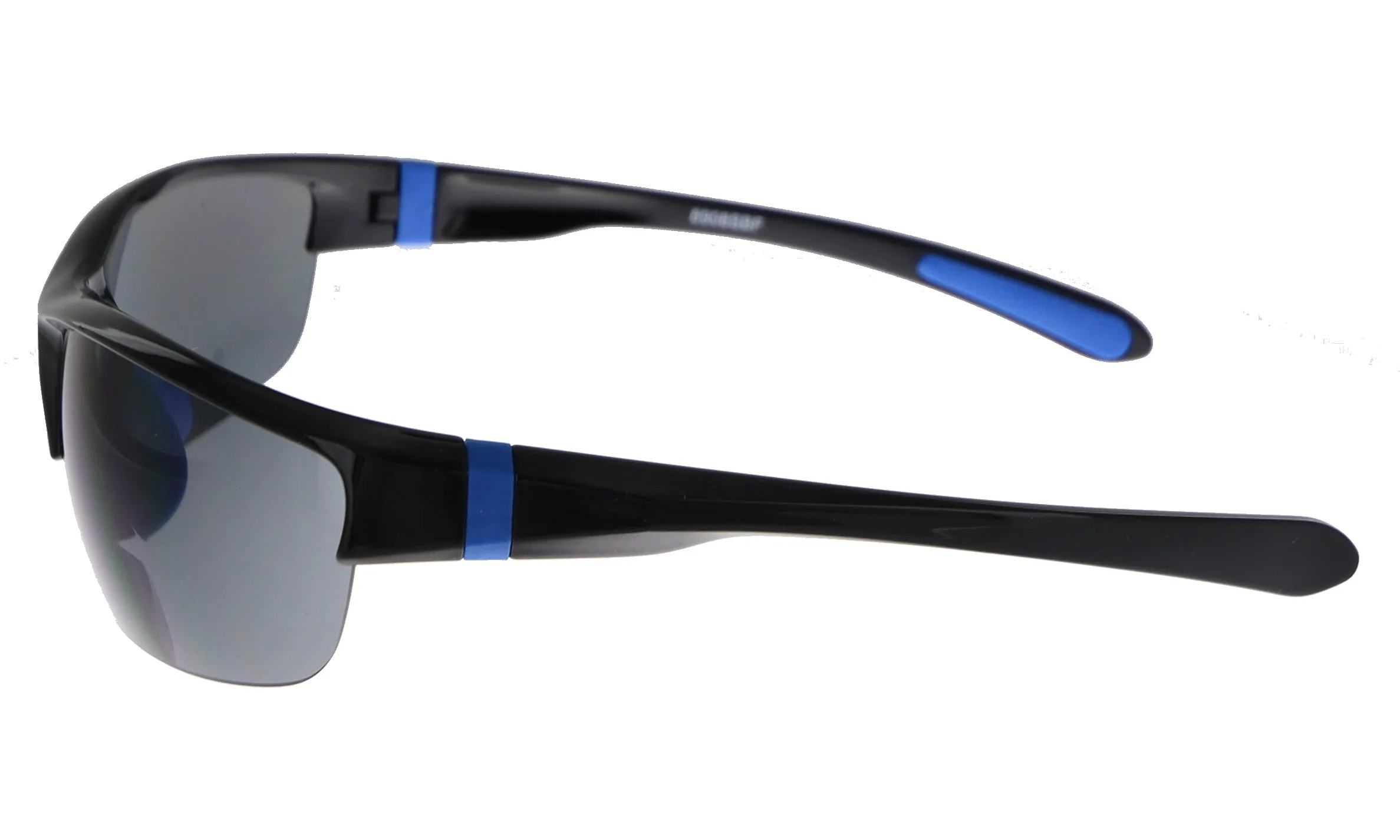 ““Windjammer” Semi-Rimless Unisex Sports Wrap Around Bifocal Reading Sunglasses