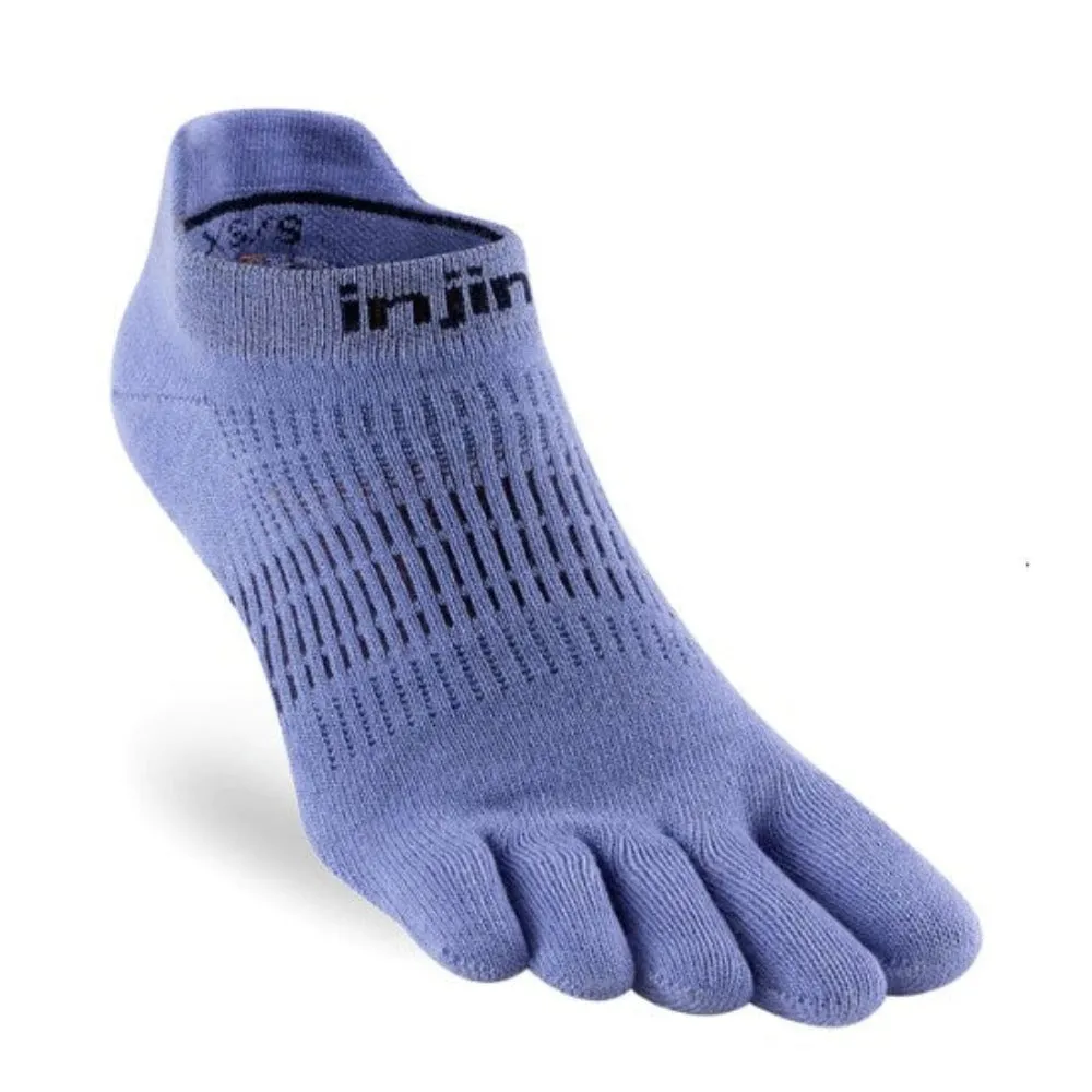 Womens Injinji Run Lightweight No Show Socks