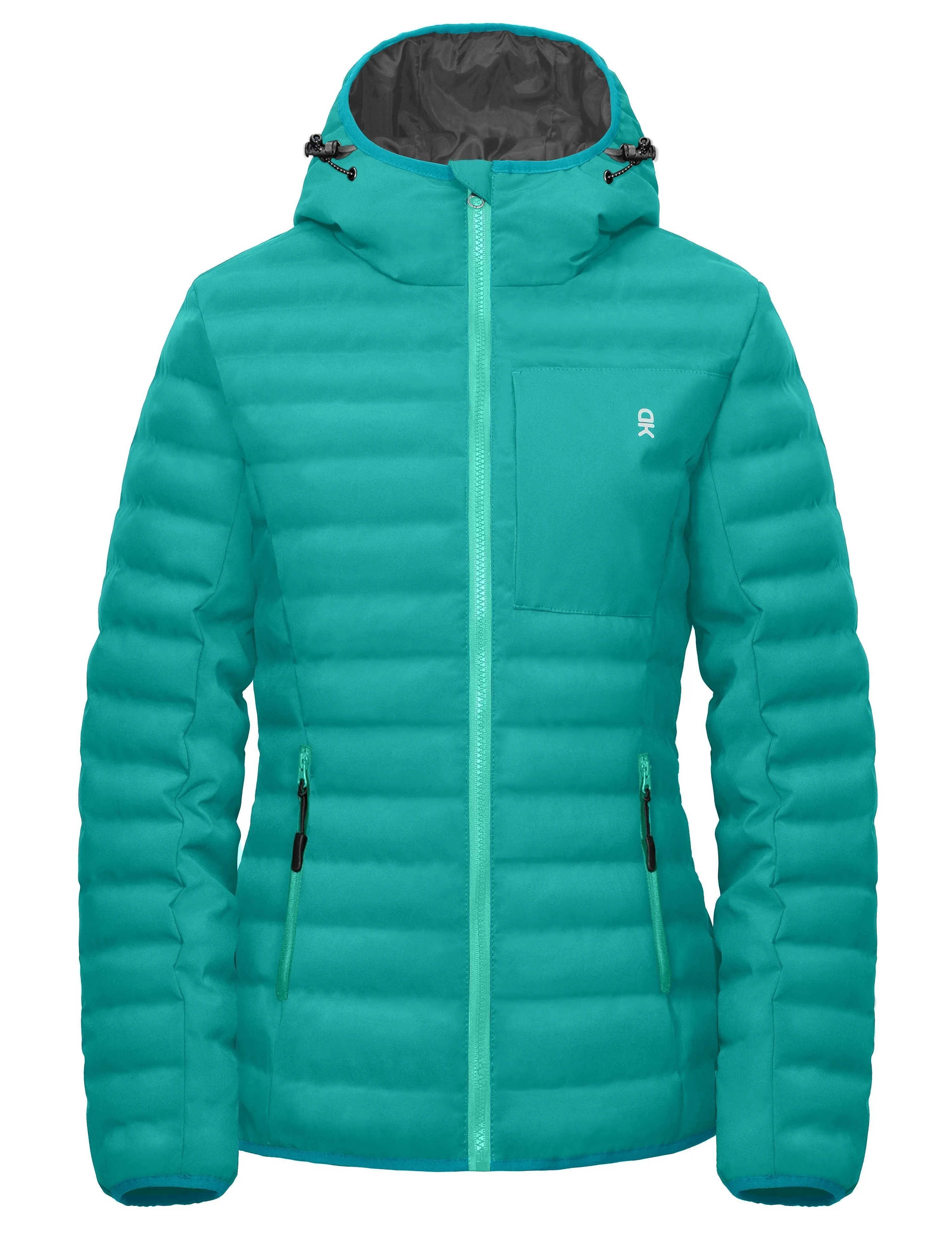 Women's Warm Waterproof Puffer Hooded Jacket