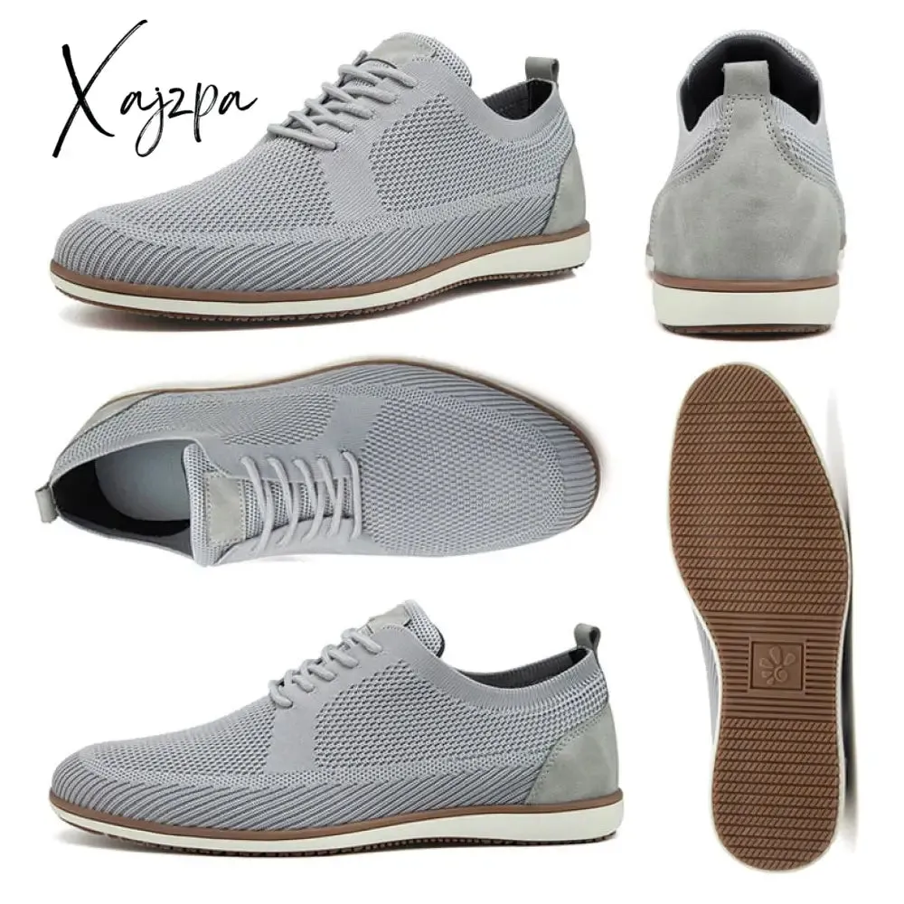 Xajzpa - Original Men's Shoes High Quality Casual Shoes Men Slip-On Sneakers Man Running Shoes Breathable Tenis Shoes Summer