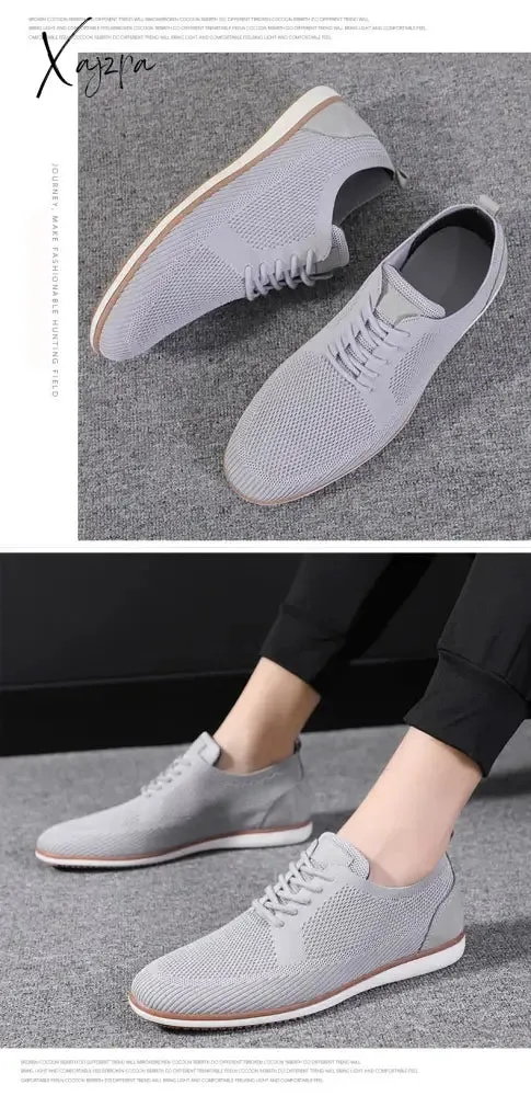 Xajzpa - Original Men's Shoes High Quality Casual Shoes Men Slip-On Sneakers Man Running Shoes Breathable Tenis Shoes Summer