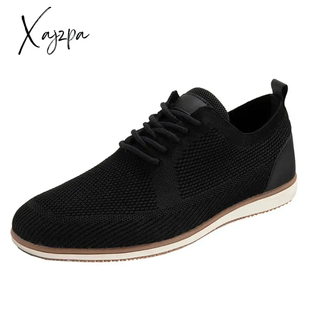 Xajzpa - Original Men's Shoes High Quality Casual Shoes Men Slip-On Sneakers Man Running Shoes Breathable Tenis Shoes Summer