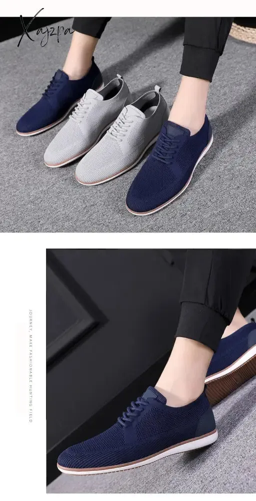 Xajzpa - Original Men's Shoes High Quality Casual Shoes Men Slip-On Sneakers Man Running Shoes Breathable Tenis Shoes Summer