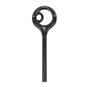 XINDA XD-Q9732 9-shaped Descender Mountain Climbing and Rock Climbing Descent Equipment(Black)