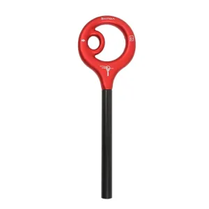 XINDA XD-Q9732 9-shaped Descender Mountain Climbing and Rock Climbing Descent Equipment(Red)