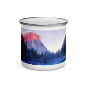 Yosemite Valley Enamel Mug